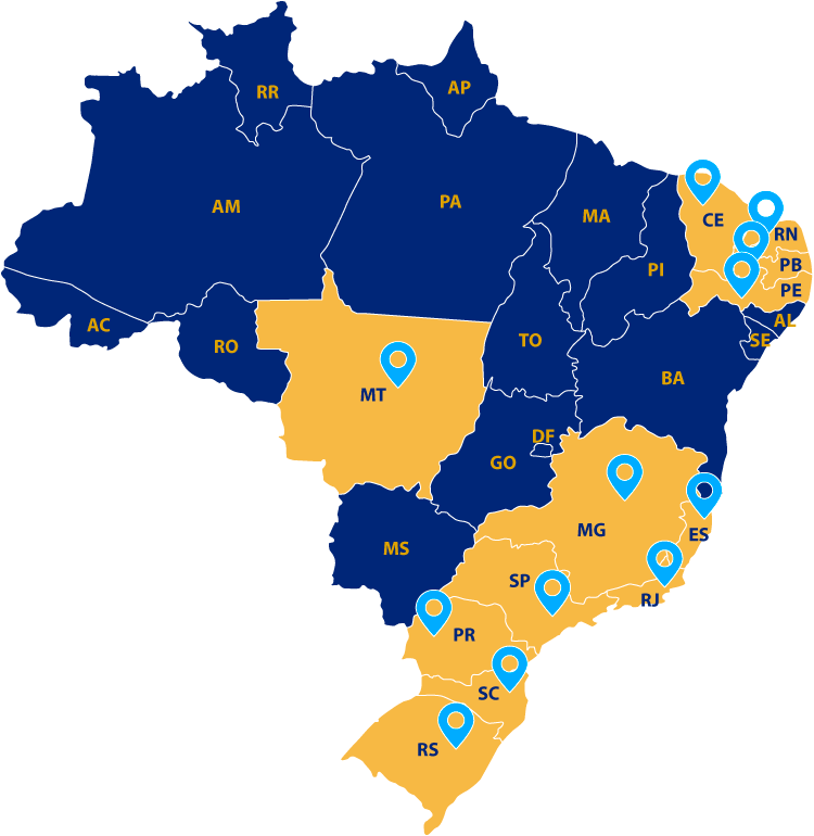 Mapa de distribuio